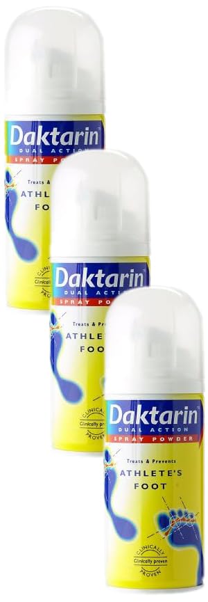 Daktarin Aktiv Spray Powder, 100g (Pack of 3)