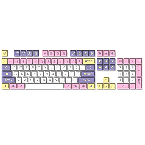 Drop DSA Astrolokeys Keycaps - ABS Doubleshot Legends, MX Style for Mechanical Keyboards, 104-key Kit Covers Tenkeyless and Fullsize Keyboards by Signature Plastics