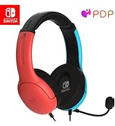 PDP Gaming LVL40 Airlite Stereo Headset for Nintendo Switch/Lite/OLED - Wired Power Noise Cancell...