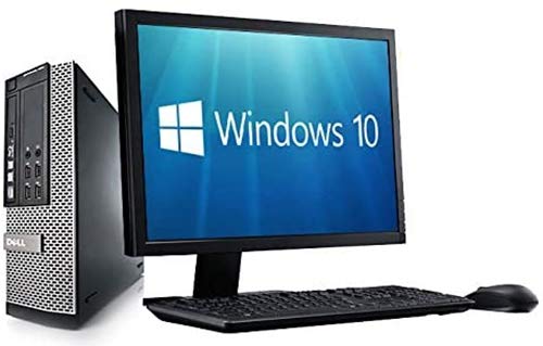 Complete set of 21.5in Monitor and Dell OptiPlex Quad Core i5-2400 8GB 1000GB WiFi Windows 10 64-Bit Desktop PC Computer (Renewed)