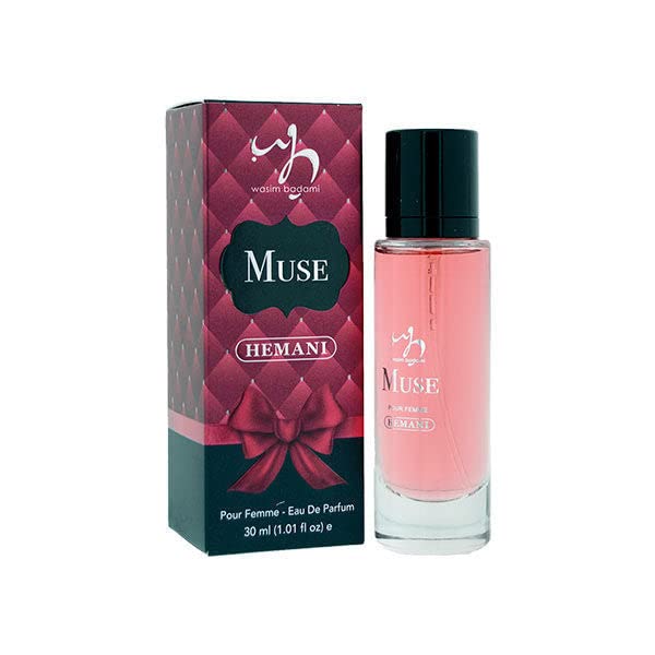 hemani Muse Perfume Spray - 30ml - Unisex Fragrance - Long Lasting Perfume for Women and Men - Floral Scent