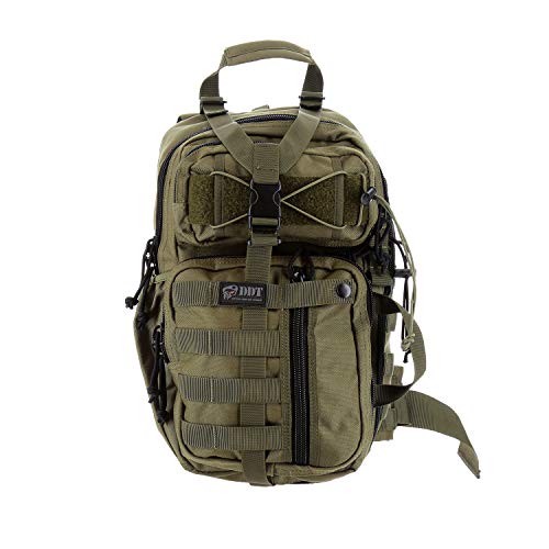 DDT Death Dealer Tactical Assassin Sling EDC Bag, Color Gunmetal