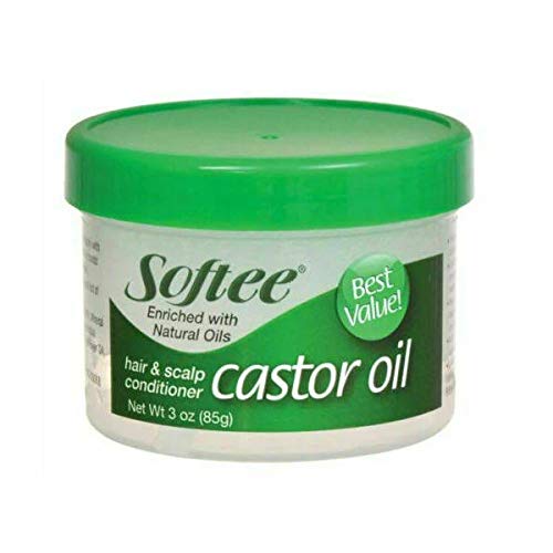 SofteeSoftee Castor Oil Hair & Scalp Conditioner 3 Oz,Pack of 3