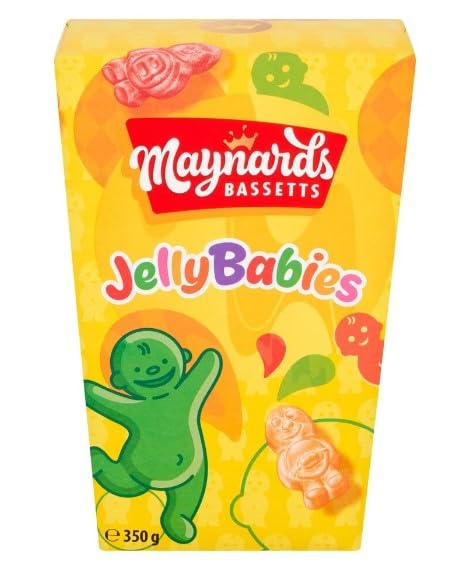 2 x Maynards Bassetts Jelly Babies Sweets Carton 350G Delicious Tasty And Twisty Treat Gift Hamper For Birthday,Christmas,Easter Sold By Kidzbuzz