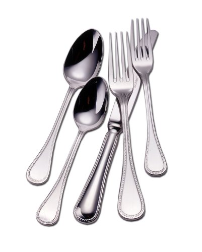 Le Perle Stainless Steel Flatware 5 piece Place Setting