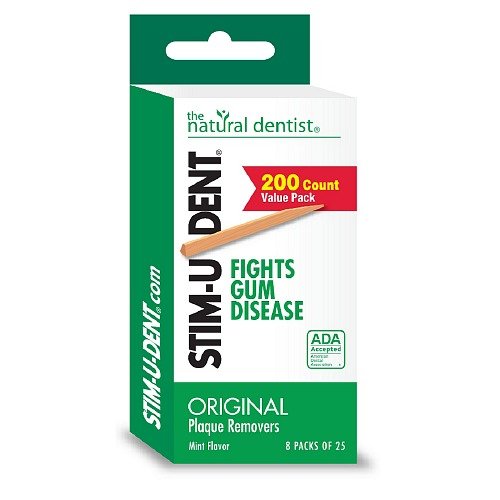 STIM-U-DENT Plaque Removers, Value Pack, Mint, 8 pk 25 ea (Pack of 2)