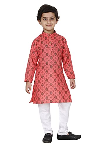 FOURFOLDS Ethnic Wear Kurta Pyjama Set for kids and Boys_FE001