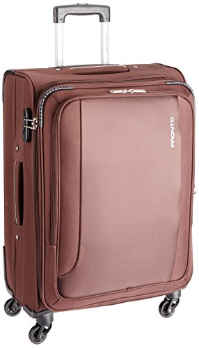 PRONTO Space + Polyester 77 cms Coffee Soft Sided Suitcase (6506 - CF)