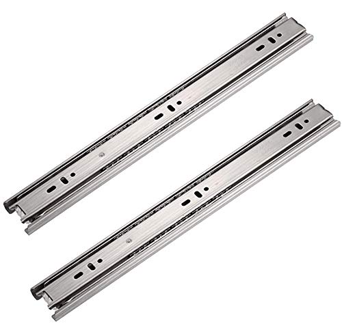 Royal Apex Push To Open Cabinet Drawer Slide Rail Ball Bearing System Side Mount Full Extension (16 inch (40cm))