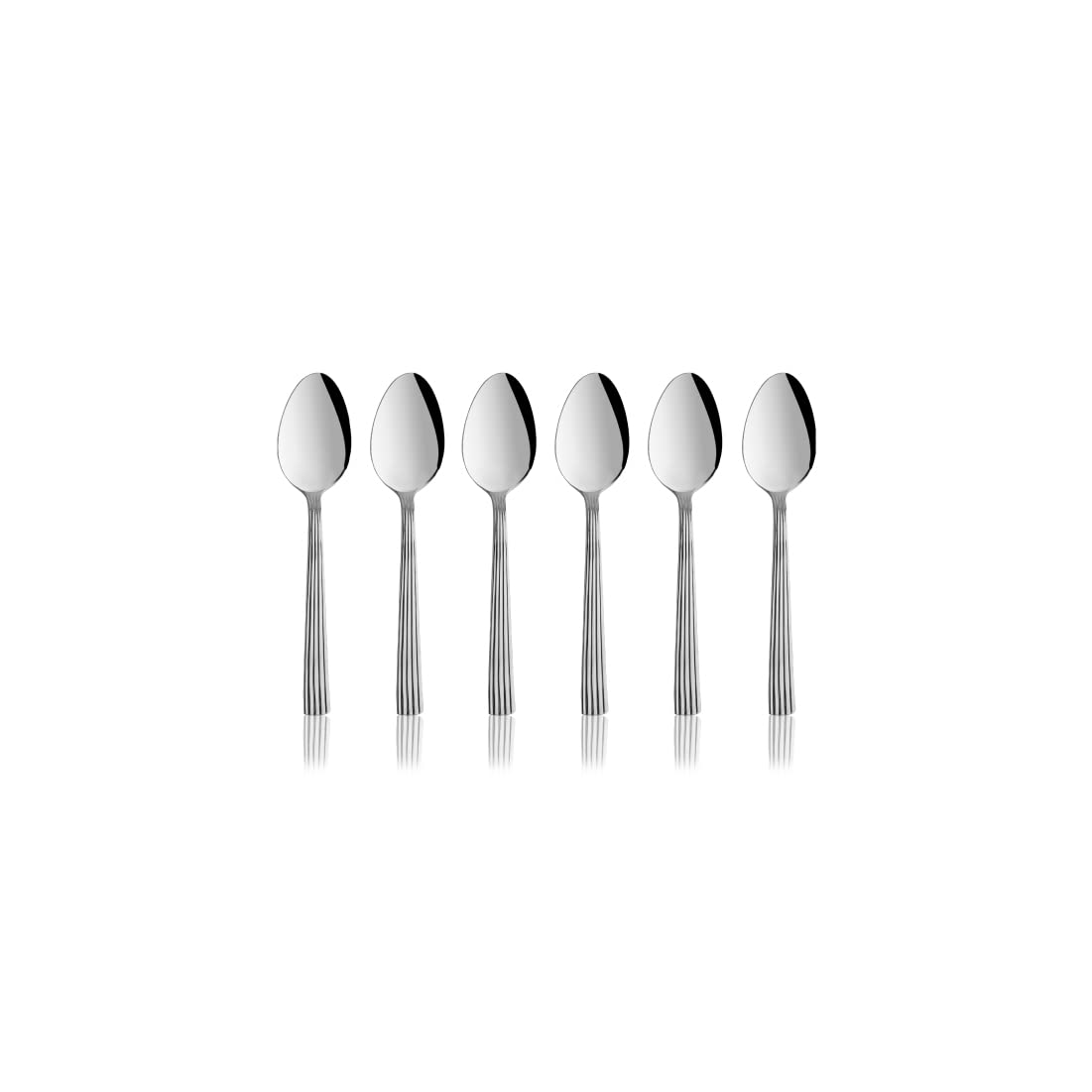 Shri & Sam Stainless Steel Shaffield Coffee Spoon,6 Pieces