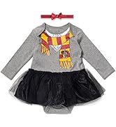 Warner Bros. Harry Potter Hermione Girls' Gryffindor Costume Dress & Headband Set