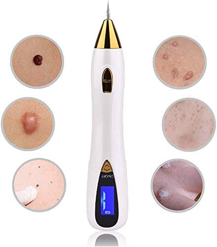 AMhuuiDark Spot Removal Beauty Device Nevus Tattoo Mouse Freckle Portable Safety Usb Rechargeable for Freckles, Warts, Age Spots, Tattoo, Nevus, Birthmark