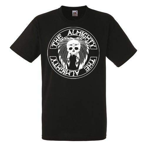 HPCThe Almighty Logo Black T-Shirt Rock Band Shirt Heavy Metal Tee