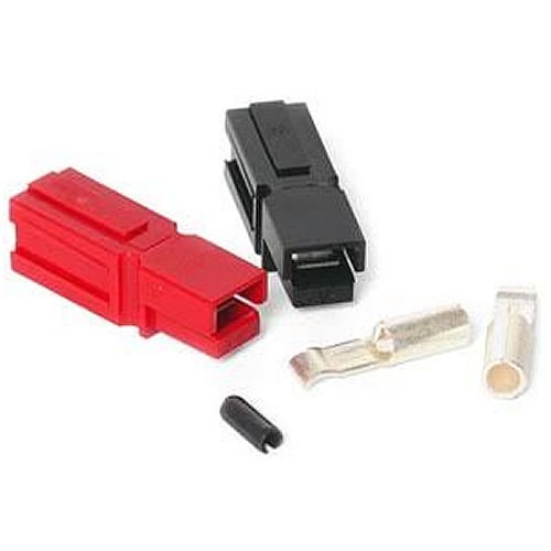 30 Amp Unassembled Red/Black Anderson Powerpole Connectors Complete with Roll Pin (10 sets)