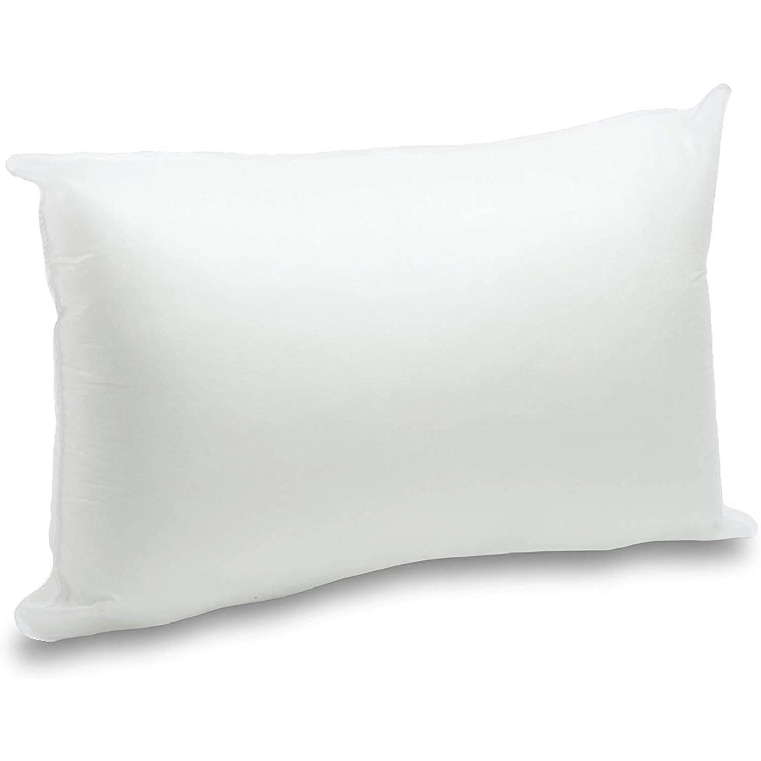 Kuber Industries Microfiber Pillow Filler, 16X24 Inch, White, 1 Piece (Microfiber)