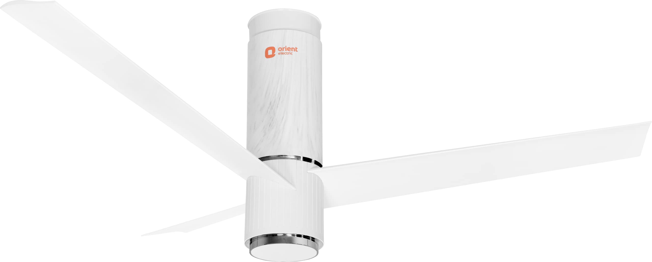 Orient ElectricAeroslim 1200mm BLDC motor Smart Ceiling Fan with IOT, Remote & Under light (Marble White)