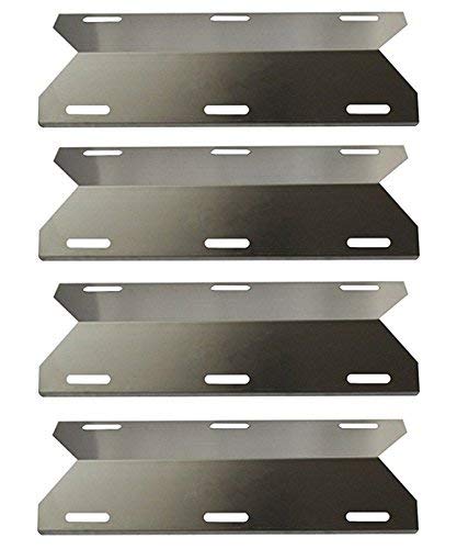 bbq-parts SPA231 (4-pack) Stainless Steel BBQ Gas Grill Heat Plate, Heat Shield, Heat Tent, Burner Cover, Vaporizor Bar, and Flavorizer Bar for Costco Kirland, Glen Canyon, Jenn-air, Nexgrill, Sterling Forge, Lowes (17 3/4