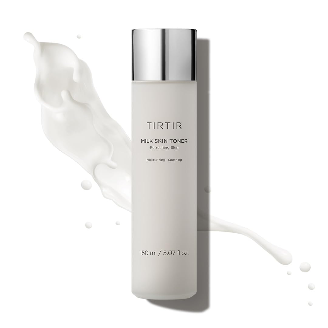 TIRTIRMilk Skin Rice Toner | Deep Moisturizing, Hydrating Toner for face, Niacinamide, Ceramide, Rice Bran Extract, Nature-Oriented Ingredients for Korean Skin Care, Vegan, 5.07 fl.oz.