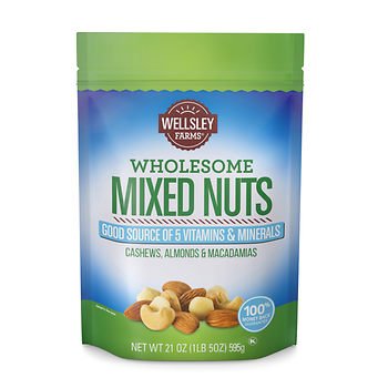 Wellsley Farms Wholesome Mixed Nuts, 21 oz. SA