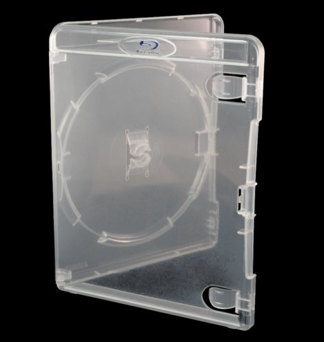 Vision Media® - 50 x PS3 Style Clear Blu Ray Case - Dvd/Blu Ray Games Case