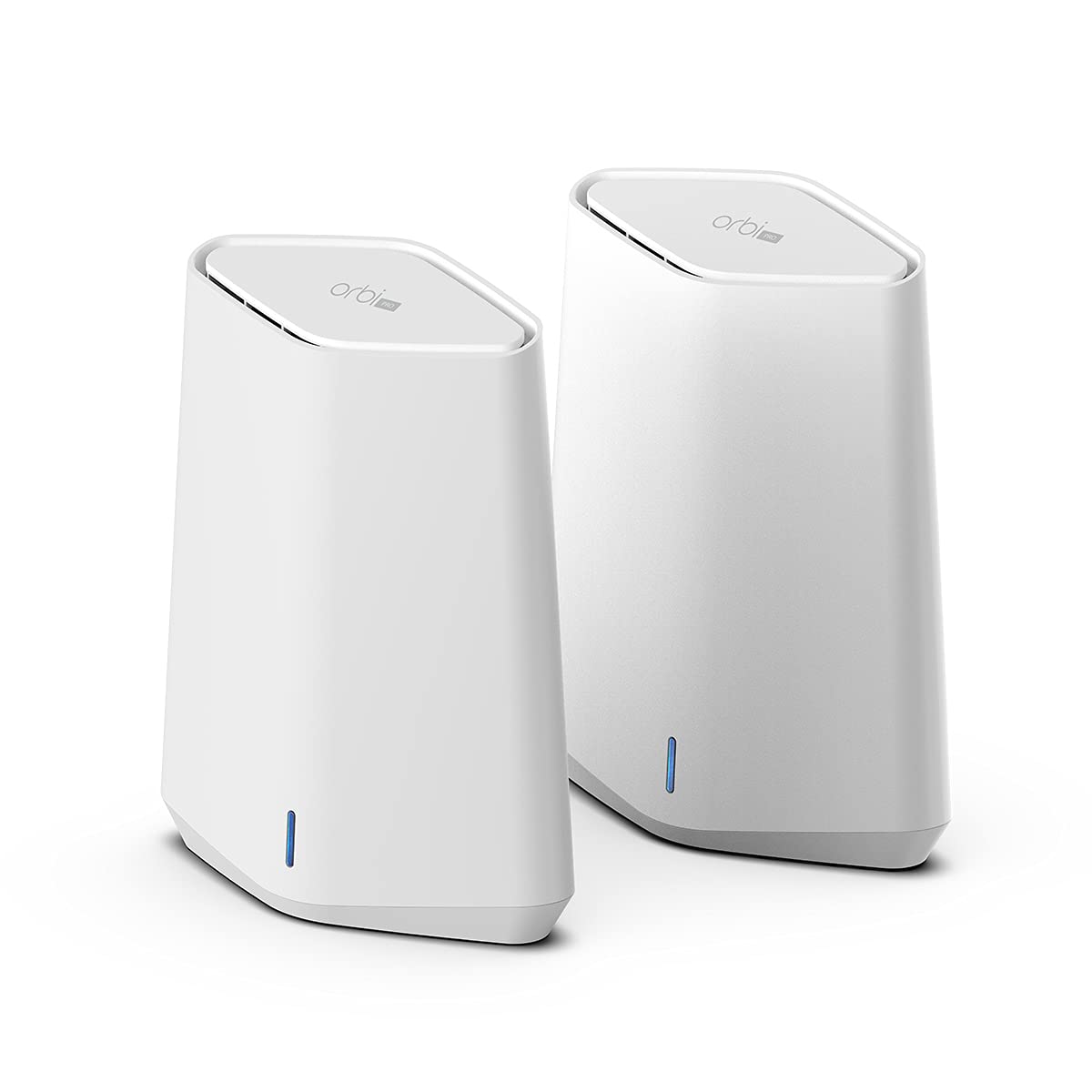 NETGEAROrbi Pro WiFi 6 Mini Mesh System (SXK30) | Router with 1 Satellite Extender for Business or Home | VLAN, QoS | Coverage up to 4,000 sq. ft., 40 Devices | AX1800 802.11 AX (up to 1.8Gbps)