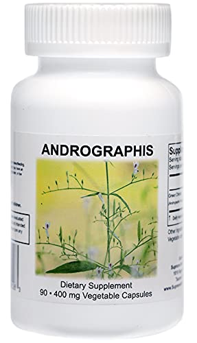 Supreme Nutrition Andrographis, 90 Pure Green Chiretta Vegetarian Capsules