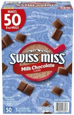 Swiss MissMilk Chocolate Hot Cocoa Mix Packets - 50 ct