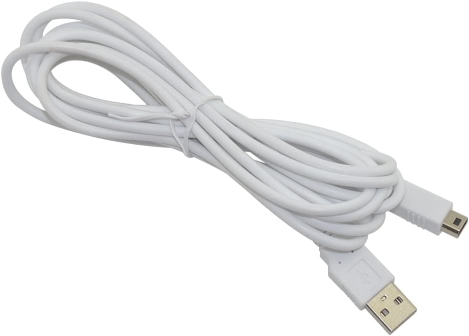 3M USB Data Sync Charger Charging Cable for Wiiu Wii U Gamepad Controller