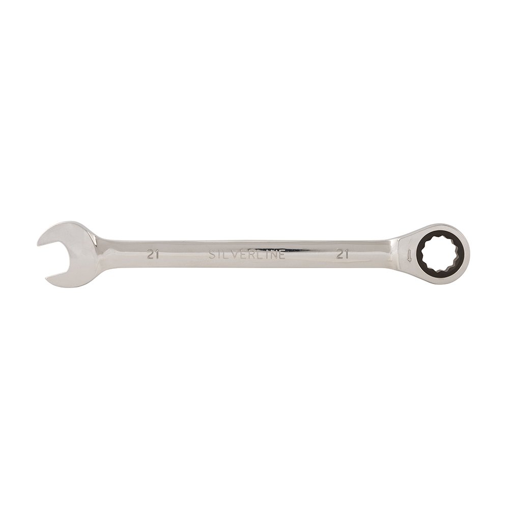 Silverline 656620 Fixed Head Ratchet Spanner 21 mm