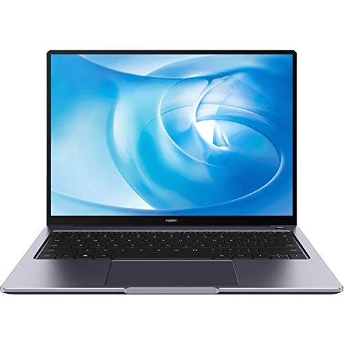 HUAWEI MateBook 14, Laptop 2K FullView Display Ultrabook, AMD Ryzen 4000H, 8GB RAM, 256GB PCIe SSD, Fingerabdrucksensor, Huawei Share, Windows 10 Home, Space Gray