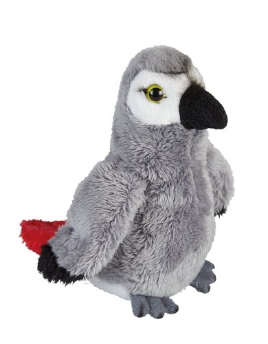 Ravensden FRS007AG Soft Toy African Grey Parrot 15cm