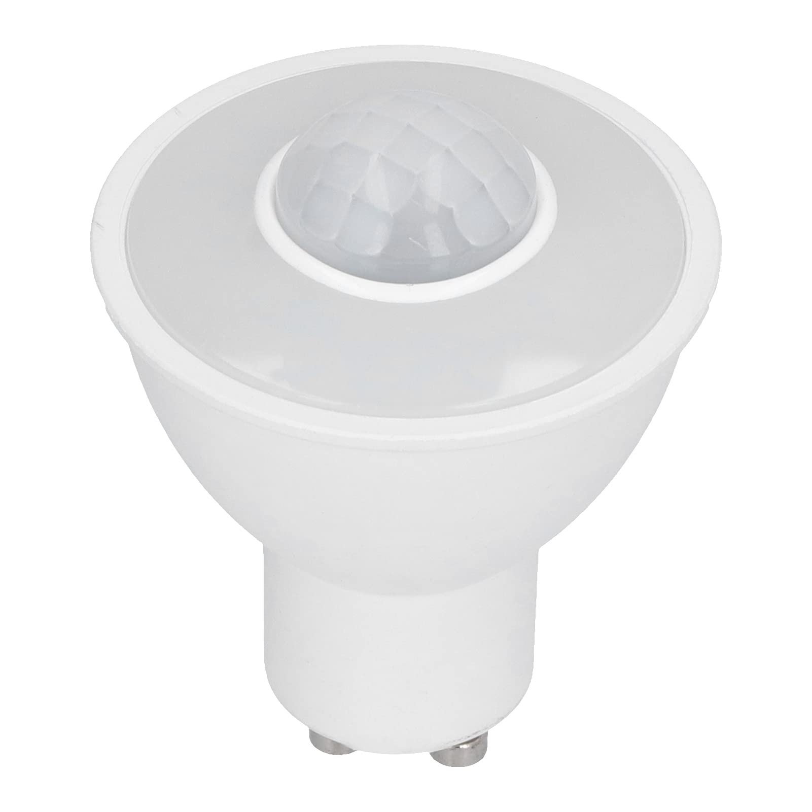 F&YGU10 5W 500LM LED Bulb with Infrared Body Sensing, Motion Sensor Light for Ceiling & Corridor, AC100-240V, Bright White Light, Energy Efficient Replacement for Indoor & Outdoor Lighting