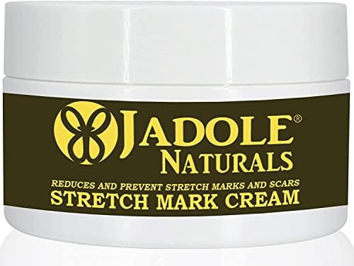 Jadole NaturalsStretch Mark Cream – 120g / 4 Oz | Reduces Stretch Marks And Scars | Removes Uneven Skin Tone | Maternity Skin Care