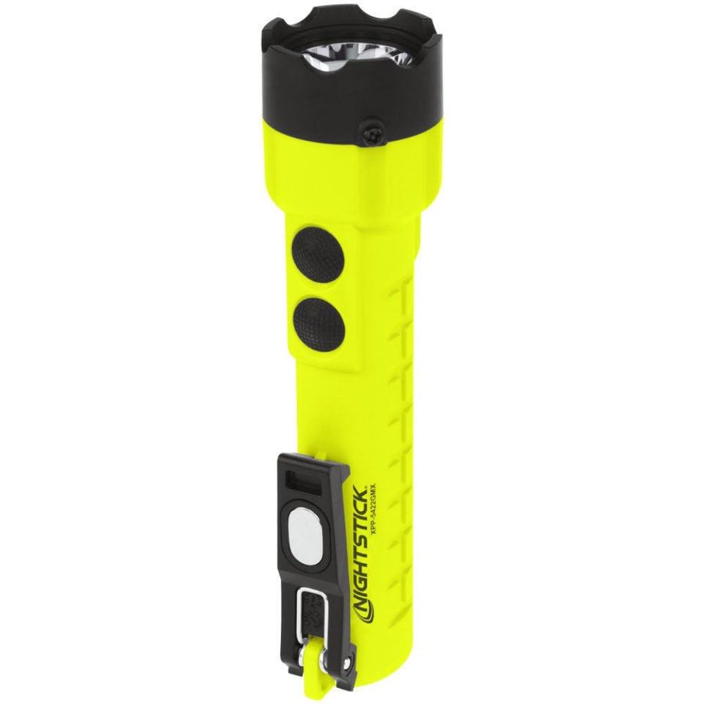 Nightstick Xpp-5422gmx X-Series Intrinsically Safe Dual-Light Flashlight With Dual Magnets, Green/Black