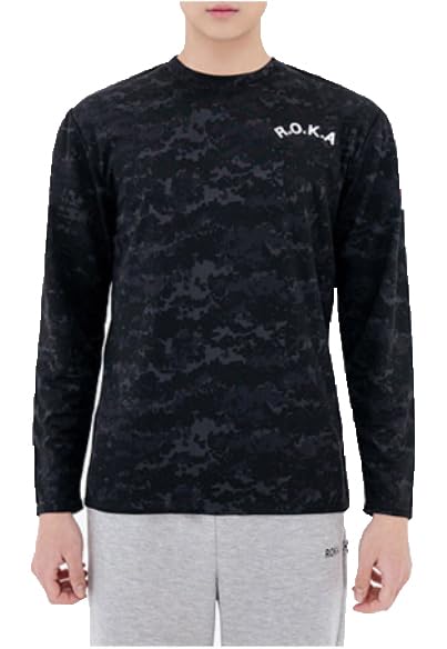 ROKA Korean Military Soldier Long Sleeve T-Shirt Korea Republic, Usable for Both Men and Women