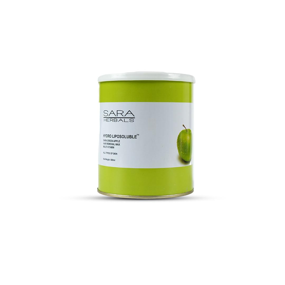 SARA Green Apple Liposoluble Hair Removal Wax, 800gm