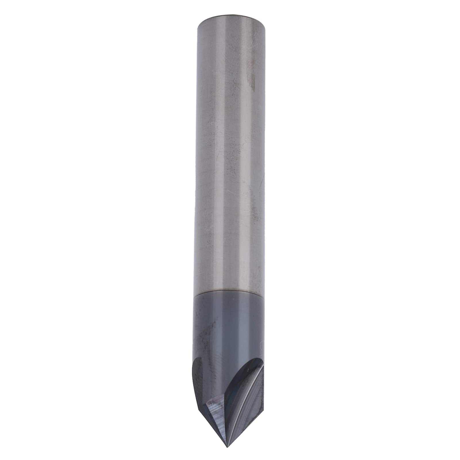 Walfront1PC Chamfer End Mill 3 Flutes 90 Degree Chamfering Knife Tungsten Steel Chamfer Cutter CNC Milling Carving Bits Polishing Carving Tool(D12*90°*75L)