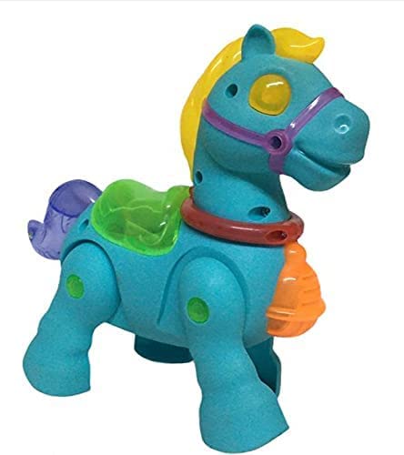 AMAFLIP Horse Joy, Electronic Cute Dony Toy with Lights and Music, Best Gift Option Suitable for Kids Boys and Girls (Multi Color)