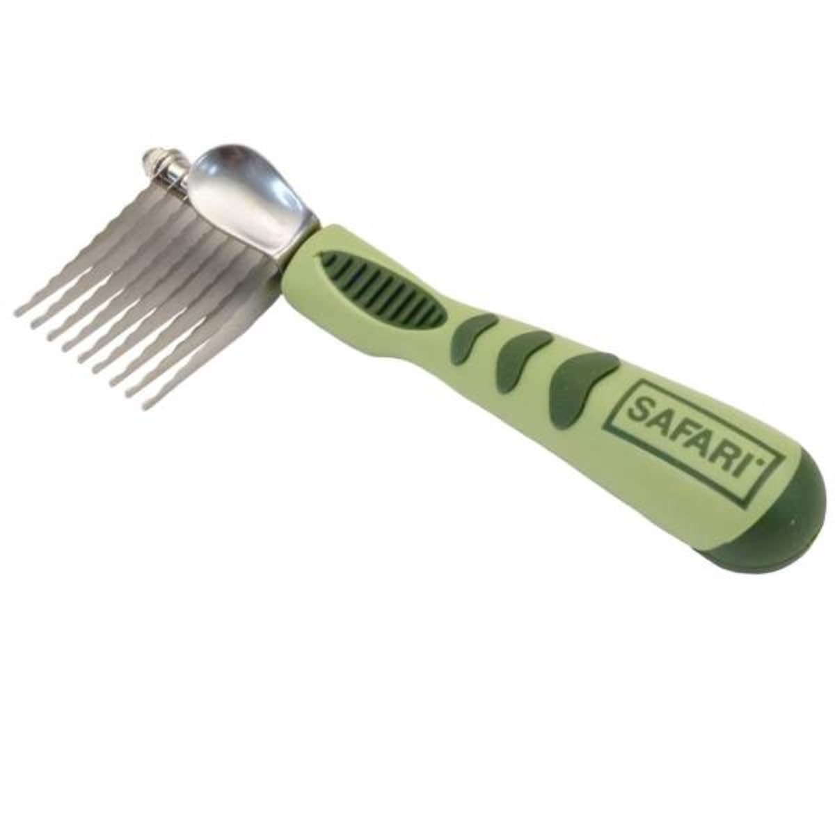 Coastal Pet Safari Dog De-Matting Comb - Serrated Stainless Steel Grooming Tool for Dogs with Medium to Long Hair - Keeps Coats Smooth & Soft - One Size