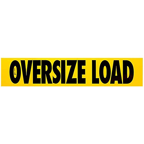 SafeTruck by Ms. Carita Magnetic Oversize Load Sign 12 Inch x 60 Inch