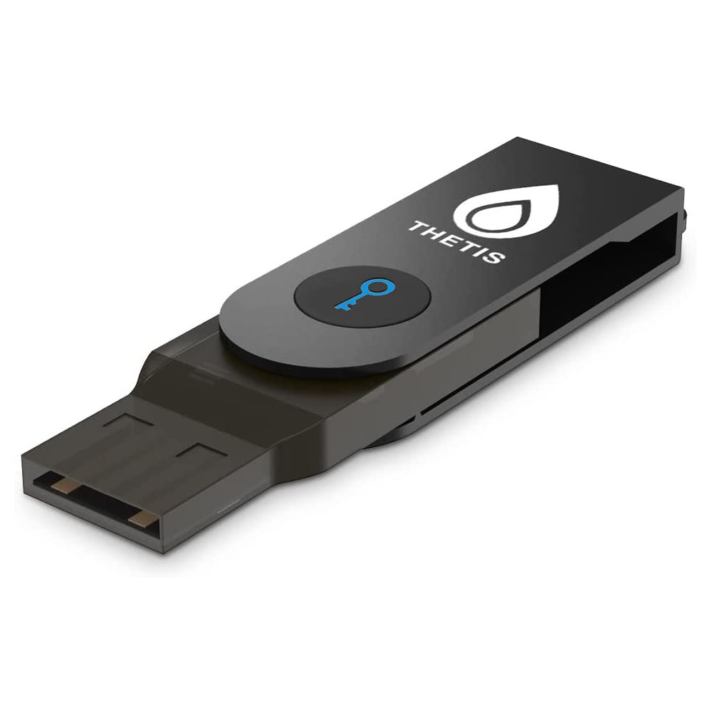 Thetis FIDO U2F Security Key with Bluetooth ENBL, Two-Factor Authentication [Extra Protection] Compatible with Windows/Linux/MacOS, Gmail, Facebook, Dropbox, SaleForce, GitHub and More