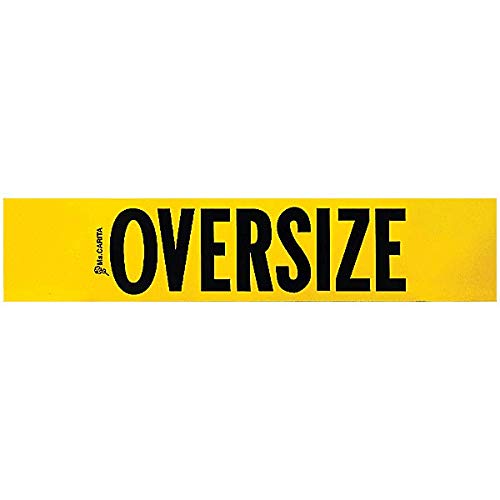 Wood Double Sided Oversize Load Sign 10 x 48 Inch