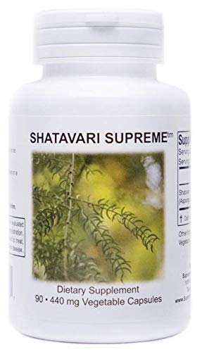 SupremeSupreme Nutrition Shatavari Supreme, 90 Pure 440 mg Vegetarian Capsules