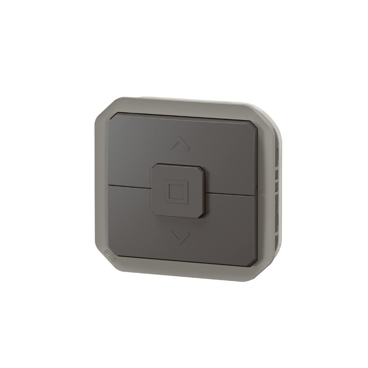 LEGRAND, Plexo 069898L Roller Shutter Switch with Electrical and Mechanical Locking, 6 A, 250 V, 500 W, Colour: Anthracite