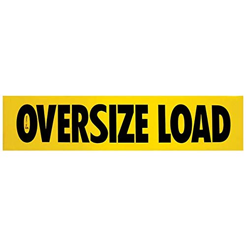 Wood One-Sided Oversize Load Sign 18 Inch x 84 Inch