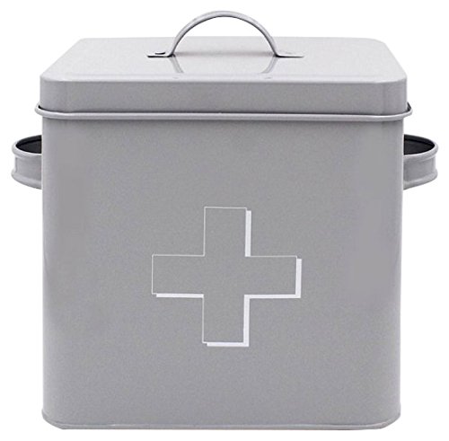 Lesser & PaveyNew Sweet Home First Aid Tin, Grey, 18 x 15 x 20 cm