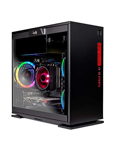 SkyTech Legacy Mini - Gaming Computer PC Desktop – Ryzen 7 2700 8-Core 3.2 GHz, NVIDIA GeForce GTX 1660 Ti 6GB, 500G SSD, 16GB DDR4, AC WiFi, Windows 10 Home 64-bit