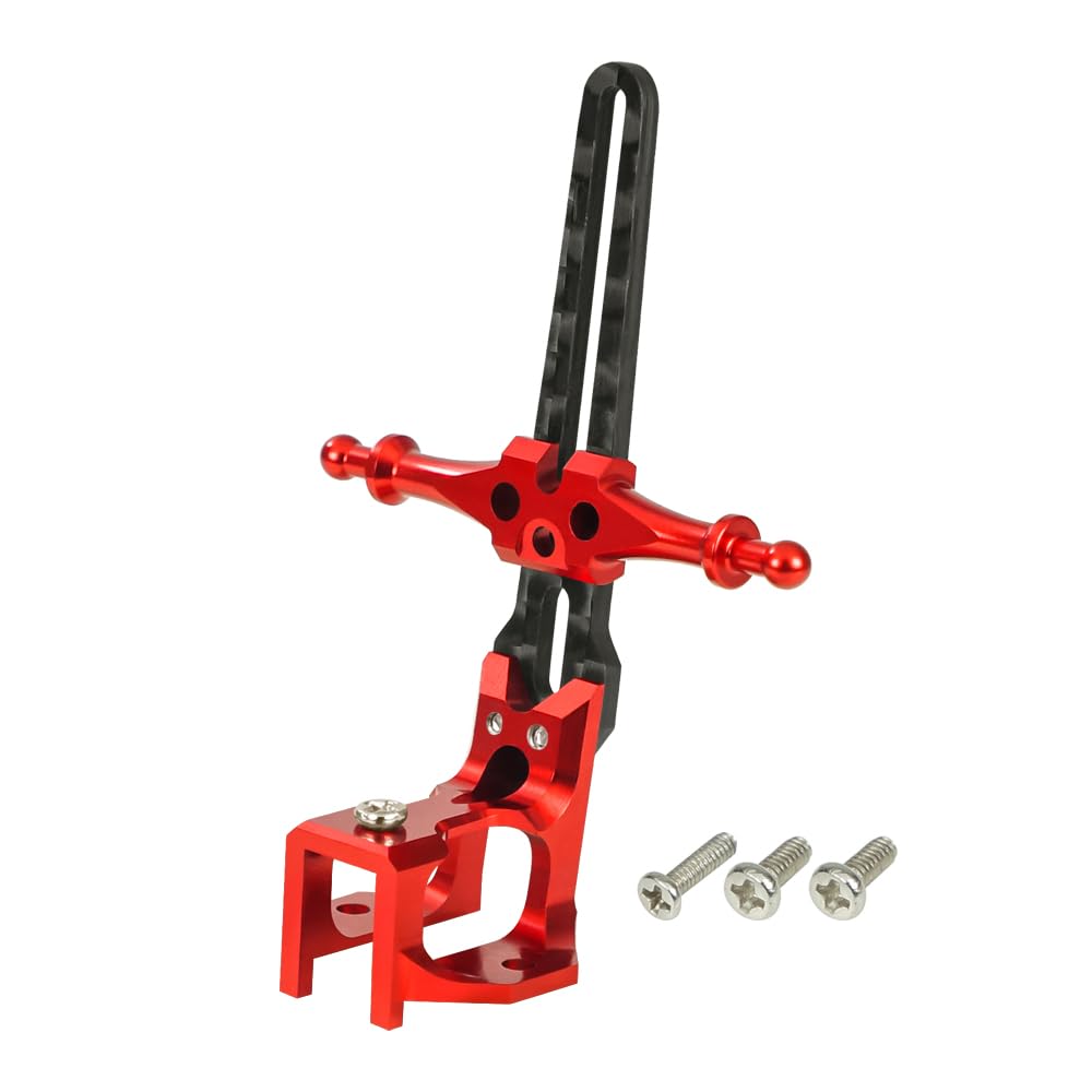 MICROHELIAnti-Rotation Guide W/Canopy Mount and Tail Boom Mount (RED) - GOOSKY S1