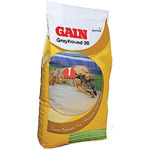 Gain 28 Greyhound Lurcher Performance Racing Working 28% Protein Dog Biscuit 15KG