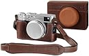 SMALLRIG X100VI Leather Case Kit for FUJIFILM X100VI, Including Leather Half Case, Flip Case Cover and Shoulder Strap, Genuine Leather Material, Portable and Protecting - 4558